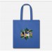 Tropical Jungle Fever Royal Blue Tote Bag